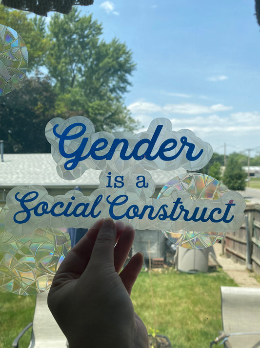 Gender is a Social Construct Rainbow Maker