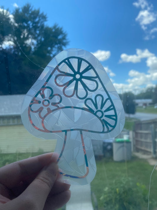 Mushroom Flowers Rainbow Maker