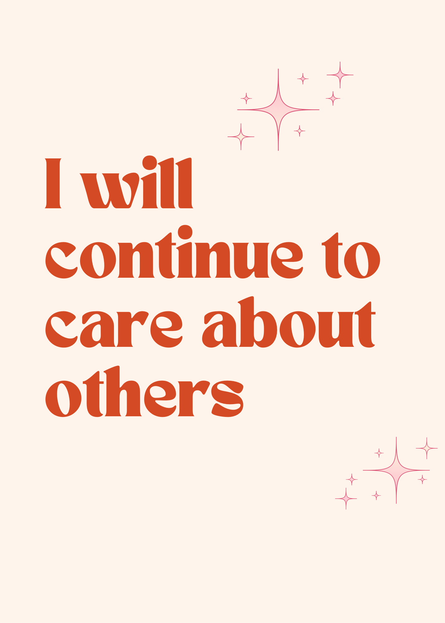 Care about others-simple