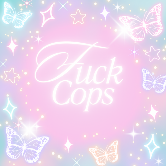 Fuck cops sticker